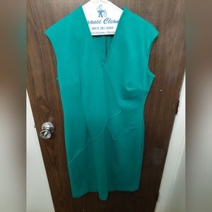 Calvin Klein Size 10 Green Dress